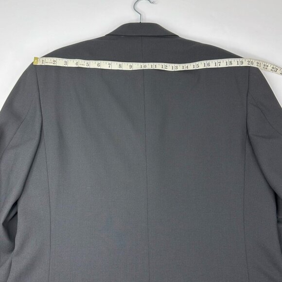 Kenneth Cole Men’s Black Minimalist Three Button Business Career Blazer C44 - Picture 11 of 12
